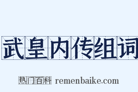 武皇内传组词是什么意思的图片